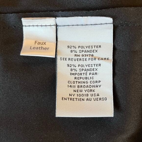 Carmen Marc Valvo Black Faux Suede Open Front Cardigan Jacket NWOT Medium - Picture 11 of 12